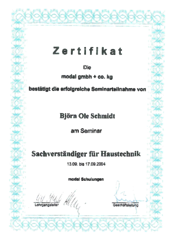 Sachverständiger für Haustechnik