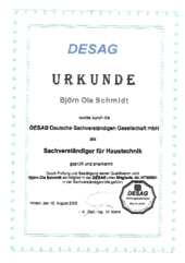 Sachverständiger für Haustechnik